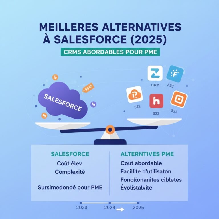 Alternatives À Salesforce : 5 CRM Plus Abordables En 2025