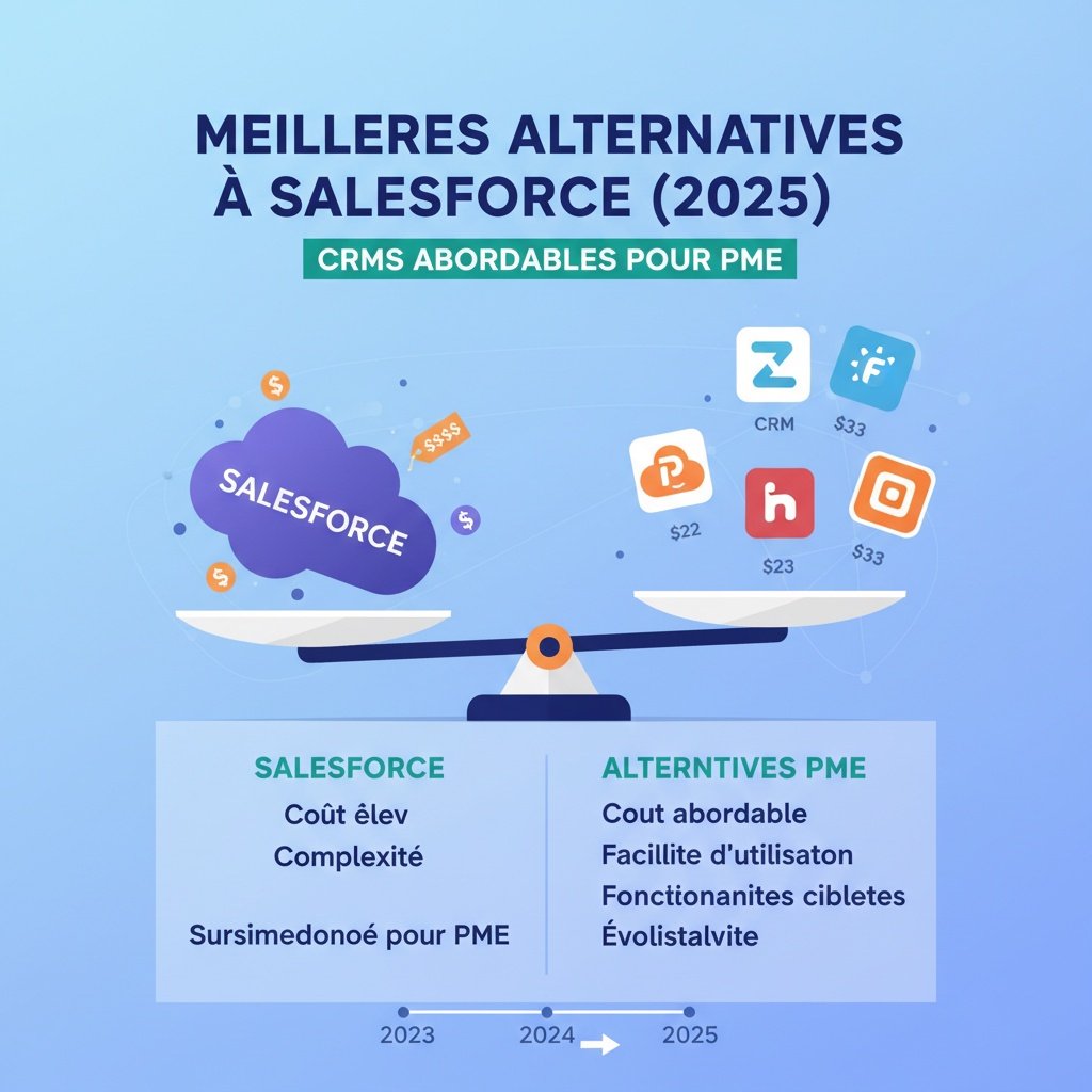 Alternatives À Salesforce : 5 CRM Plus Abordables En 2025